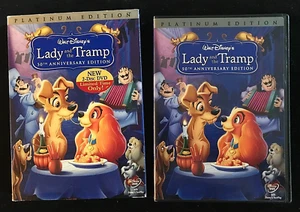 Walt Disney’s Lady and the Tramp (DVD 2-Disc) 50th Anniversary Platinum Edition - Picture 1 of 4