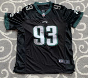 Jason Babin #93 Philadelphia Eagles Nike Black NFL Football Jersey Size 48