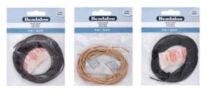 Beadalon® Indische Lederschnur zum Bespannen von Perlen mit Großem Loch 5m/16ft - Bild 1 von 4