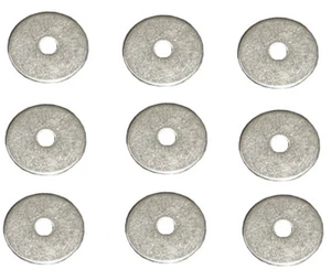 3mm x 12mm STEEL WASHERS BLIND POP RIVET FLANGE METAL WASHER BACKING DISC PPRW1 - Picture 1 of 6