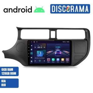 AUTORADIO ANDROID 6/128GB KIA RIO 2011-2015 STEREO AUTO TOUCH 9" WIFI NAVIGATORE - Foto 1 di 6