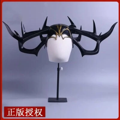 Thor：Ragnarok Hela PVC Helmet Adult Cosplay Mask Props Evil Horn Hat Headpiece - Image 1 of 4