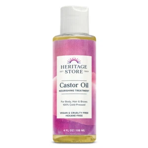 Heritage Store Castor Oil- Cold Pressed | Rich Hydration for Vibrant Hair & Skin - Picture 1 of 1