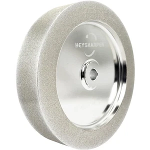 Mega Square CBN Grinding Wheel 8 inch 320 Grit,1.5” Wide,5/8” Arbor,for Sharp... - Picture 1 of 7