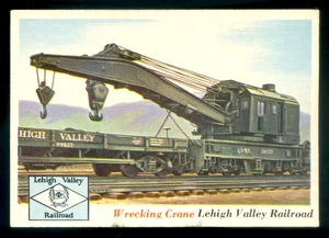 1955 TOPPS RAILS AND SAILS #73 Wrecking Crane - Picture 1 of 2