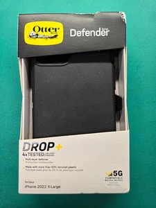 Otterbox Defender Case for Apple iPhone 14 Plus- Black New 77-88362 - Picture 1 of 2