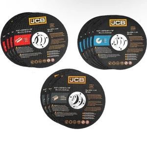 "JCB - Juego de discos de corte de 12 piezas | Discos de 4-1/2"" | Adecuado para cortar - Imagen 1 de 2
