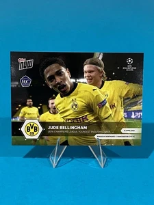 2021 Topps Now UEFA Champions League #65 Jude Bellingham RC with Erling Haaland - Bild 1 von 2