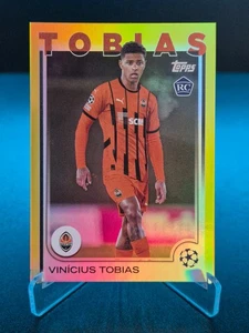 2024-25 Topps UEFA Club Competition Vinicius Tobias RC Yellow /175 Card  - Bild 1 von 2