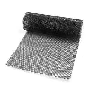 Red de malla de cubierta de rejilla superior inferior de aluminio negro universal 40"x13" - Imagen 1 de 7