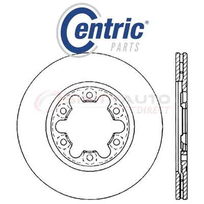 Centric C-TEK Disc Brake Rotor for 1986-1987 Mazda B2000 2.0L L4 - Kit Set kb Foto 1 de 4