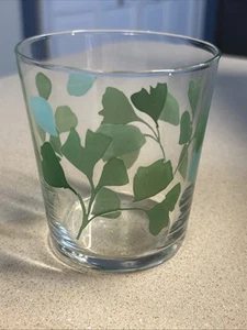 Neu im Karton! 4er Set Ikea Stilenlig 10 Oz Trinkgläser Grün Gingko Blatt Blätter - Bild 1 von 5