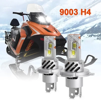 Bombillas de faros LED H4 CSP brillantes para moto de nieve Arctic Cat Proclimb M1100 M800 Foto 1 de 4