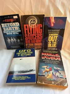 UFO Alien Subject Book Lot - Set Of 5 - Imagen 1 de 6