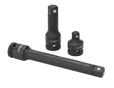 Husky Impact Accessory Set (3-Piece) 2 impact socket extensions & 1 impact socke - Image 1 of 4