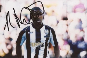 NOTTS COUNTY: ANDRE BOUCAUD FIRMADO 6x4 FOTO DE ACCIÓN + CERTIFICADO DE AUTENTICIDAD - Imagen 1 de 1