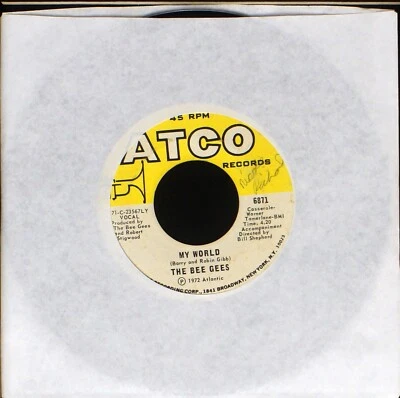 The Bee Gees - On Time - 7" single 45rpm record - Image 1 of 2