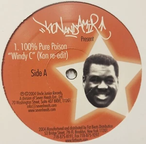 Windy C - 100% Pure Poison / Leon Ware - California 12" Kon & Amir Funk Disco NM - Picture 1 of 2