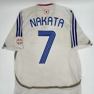 Nakata #7 Japan 2006/2007 Away ORIGINAL Adidas VTG Rare Soccer Jersey (M) - Picture 1 of 8
