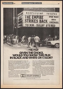 Dolby Stereo / The Empire Strikes Back - Orig. 1981 Trade AD / Poster_ Star Wars - Bild 1 von 1