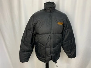 TOG24 Down Feathers Men's Coat Black Technical Jacket Size Small Full Zip E2203 - Picture 1 of 14