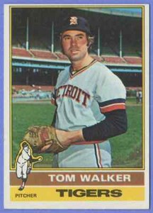 1976 Topps Tom Walker #186 Detroit Tigers