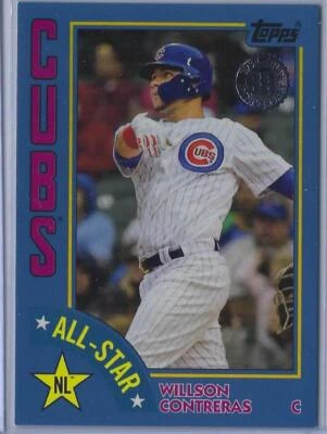 2019 Topps Wilson Contreras 84 Topps #84AS-WC 150th Anniversary 34/150 - Image 1 of 2