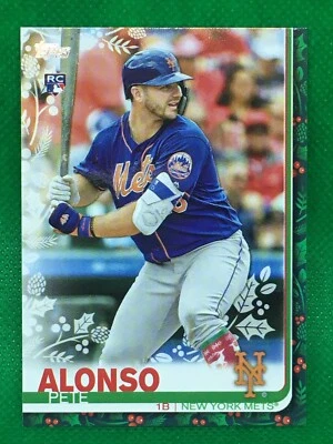 SSSP! 🚨2019 Topps Holiday Pete Alonso RC Red Socks New York Mets Rookie Code 65 - Image 1 of 3