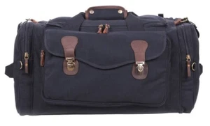 Rothco Canvas Long Weekend Bag - Black - Picture 1 of 4