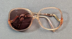 LUXOTTICA Women’s Eyeglasses Frames DEEDA 135 FRANCE ITALY litenac Vintage - Picture 1 of 6
