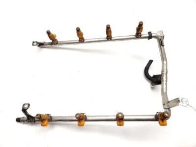 Piezas de inyección de combustible Porsche Cayenne 2003-2006 inyector de combustible con riel 4,5 L OEM Foto 1 de 4