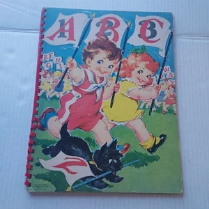 ABC Kinderbuch Ethel Hays 1943 The Saalfield Pub Co. Hardcover Alphabet - Bild 1 von 15