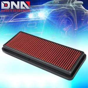 FOR 2016-2019 MX-5/FIAT 124 SPYDER 1.4L RED ENGINE FLOW DROP-IN AIR FILTER PANEL - Picture 1 of 6