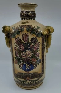 Chinese Vase 12" Satsuma style Vase Very Nice - Picture 1 of 6