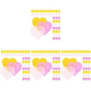 4 Pieces Tischdekorationen Für Hochzeiten Party-Engagement-Konfetti Herz Braut - Bild 1 von 12