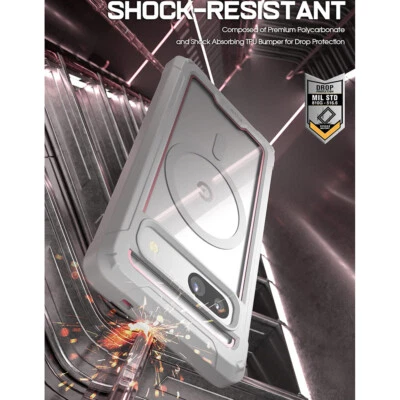 For Google Pixel 7A MagPro Case with Screen Protector Shockproof Cover Pink - Image 1 of 4