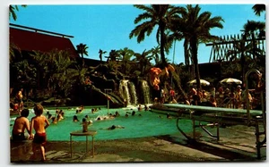 Postal Polynesian Village Resort Piscina 01110212 Disney World Orlando Florida FL - Imagen 1 de 2