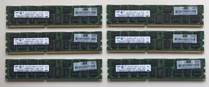 24GB (6 x 4GB) PC3-8500 DDR3-1066MHz ECC Registered CL7 240-Pin DIMM Quad Rank - Picture 1 of 2