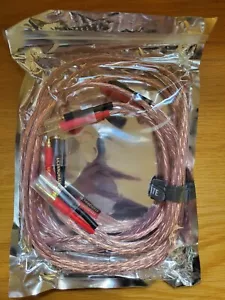 Ucinnovate 13AWG Copper Speaker Cables - 1.5m Pair with Gold Plated Banana Plugs - Picture 1 of 4
