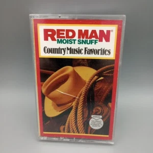 Red Man Moist Snuff Country Music Favorites Various 1991 Cassette Tape Promo Vtg - Picture 1 of 6