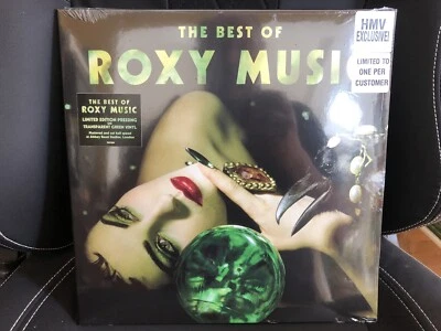 NEW HMV 1921 CENTENARY EDITION THE BEST OF ROXY MUSIC TRANSPARENT GREEN VINYL - Image 1 of 4