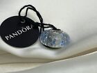 Pandora ALE Sterling Silver 925 Light Blue Ice Drops CZ Murano Glass Charm
