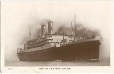 Orient Line, R. M. S. Orama, stare zdjęcie ak z 1927 roku, statek, parowiec