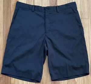 Men's Nike Golf Dri-Fit Flat Front Golf Shorts 639798-010 Black Sz 30 FREE SHIP - Picture 1 of 5