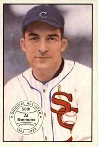 1983 BIG LEAGUE COLLECTIBLES - ALL-STARS - #10 AL SIMMONS - CHICAGO WHITE SOX - Picture 1 of 2