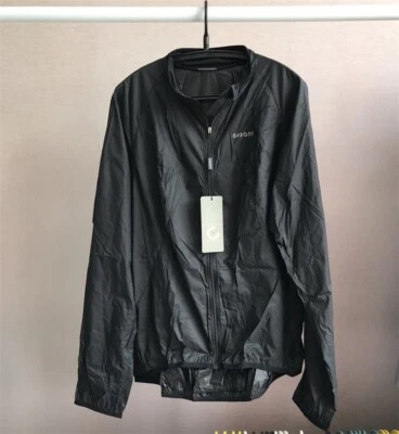 CESANTI Men Cycling Wind Coat Black Waterproof Pro Bike Clothing Thin Size 3XL - Image 1 of 4