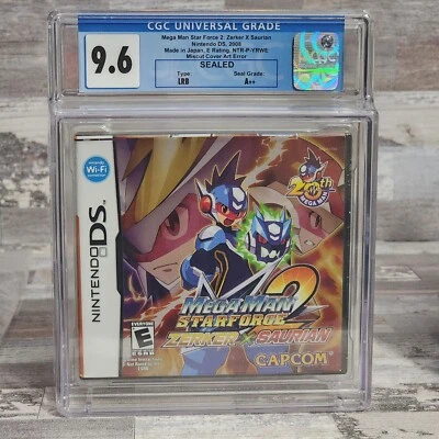 Mega Man Star Force 2: Zerker X Saurian (Nintendo DS) SEALED! 9.6 A+ CGC Graded! - Image 1 of 4