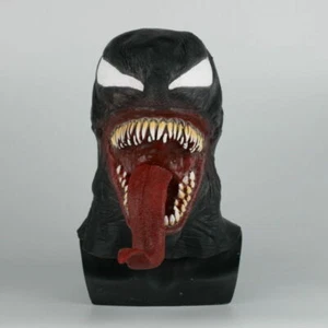 The Venom Spiderman Mask Edward Brock Venom Masks Cosplay Props Latex Halloween - Picture 1 of 12
