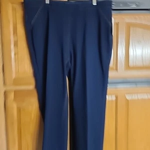 Allison Daley Seasonal Basic Indigo Stretch Pants Size 1XR RN54365/CA 00142 - Picture 1 of 9