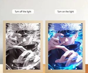 jujitsu kaisen LED picture Stylish Japanese anime LED photo - Foto 1 di 7